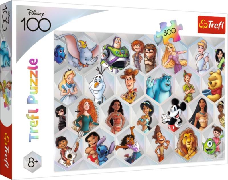Gra/Zabawka Puzzle 300  100 Jahre Disney / Die Magie von Disney 