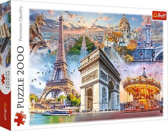 Hra/Hračka Puzzle 2000  Wochenende in Paris 