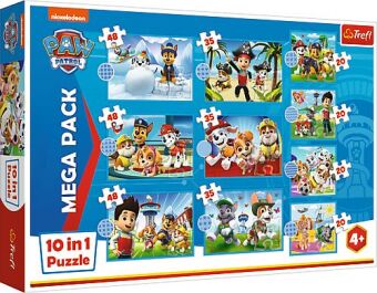 Game/Toy 10 in 1 Puzzle  Paw Patrol 