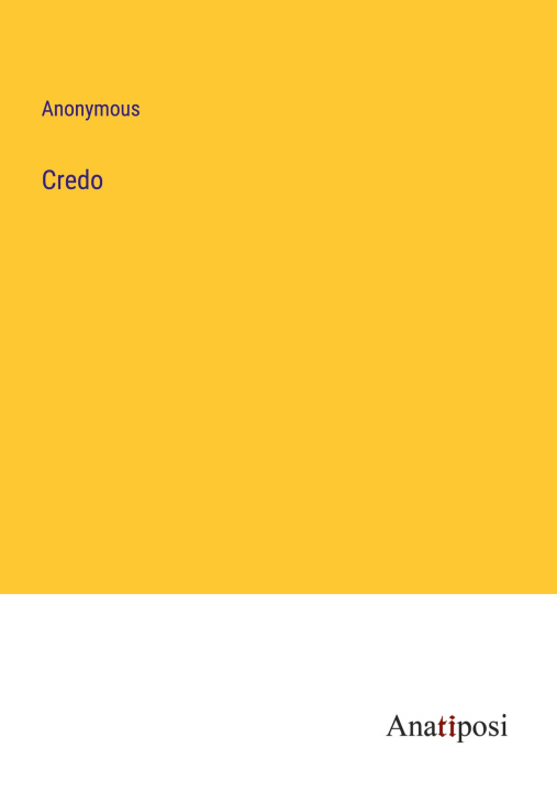 Knjiga Credo 