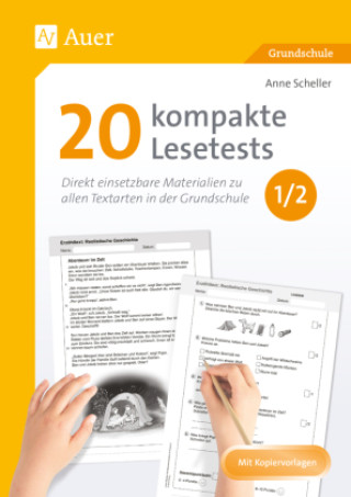 Kniha 20 kompakte Lesetests für Klasse 2 Anne Scheller