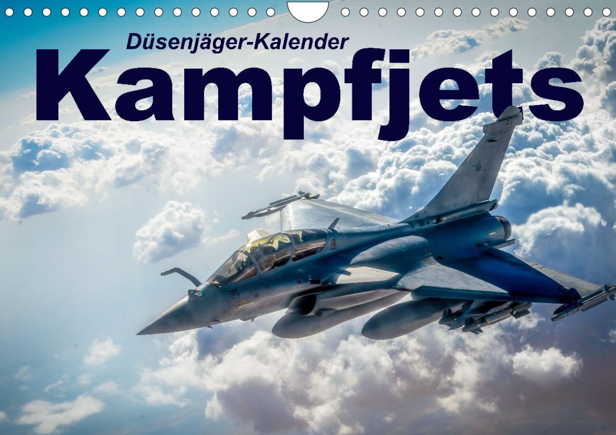 Календар/тефтер Kampfjets - Düsenjäger-Kalender (Wandkalender 2024 DIN A4 quer) 