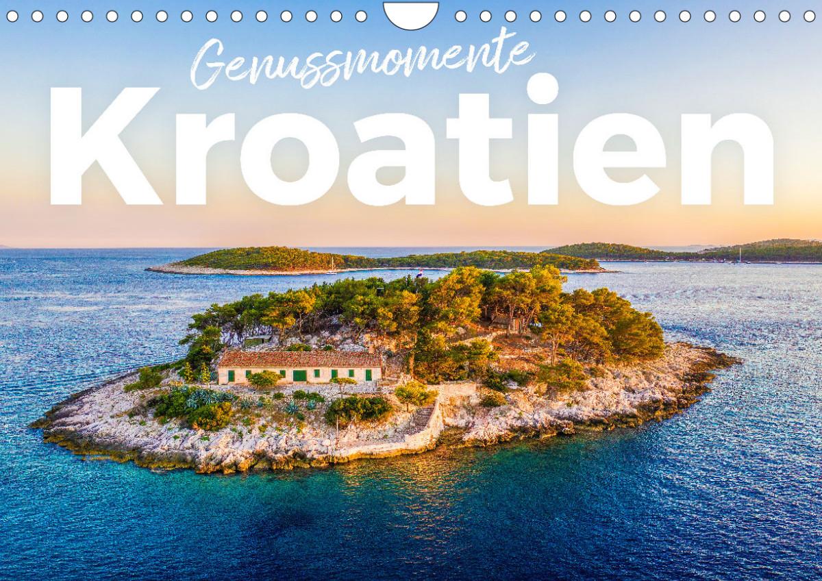 Kalendář/Diář Genussmomente Kroatien (Wandkalender 2024 DIN A4 quer) 