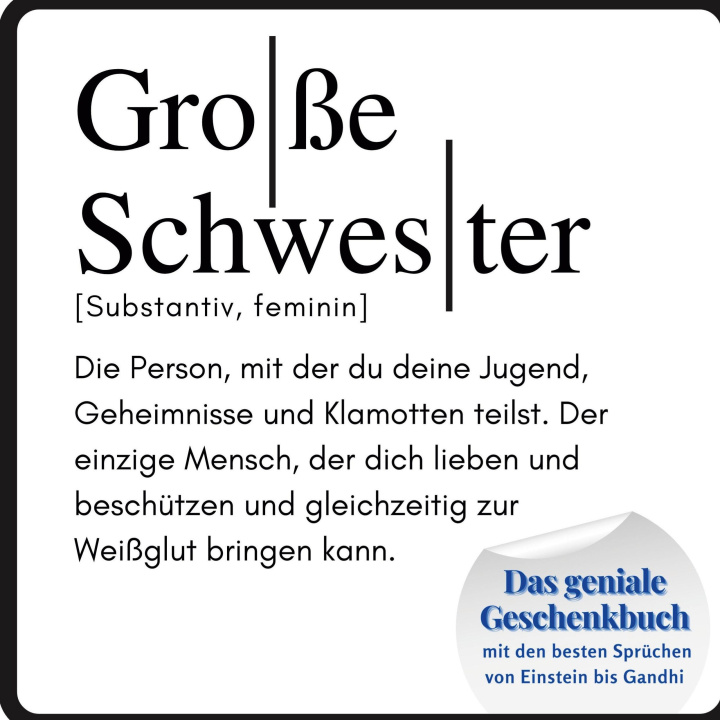 Knjiga Grosse Schwester Steffi Meier