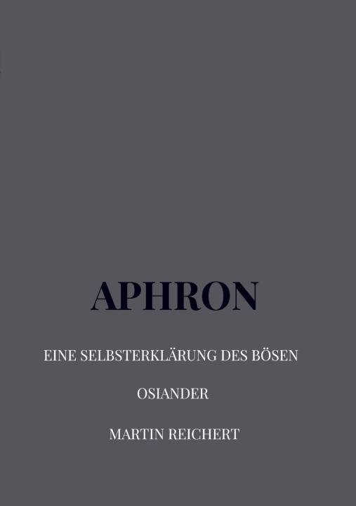 Knjiga Aphron Martin Reichert