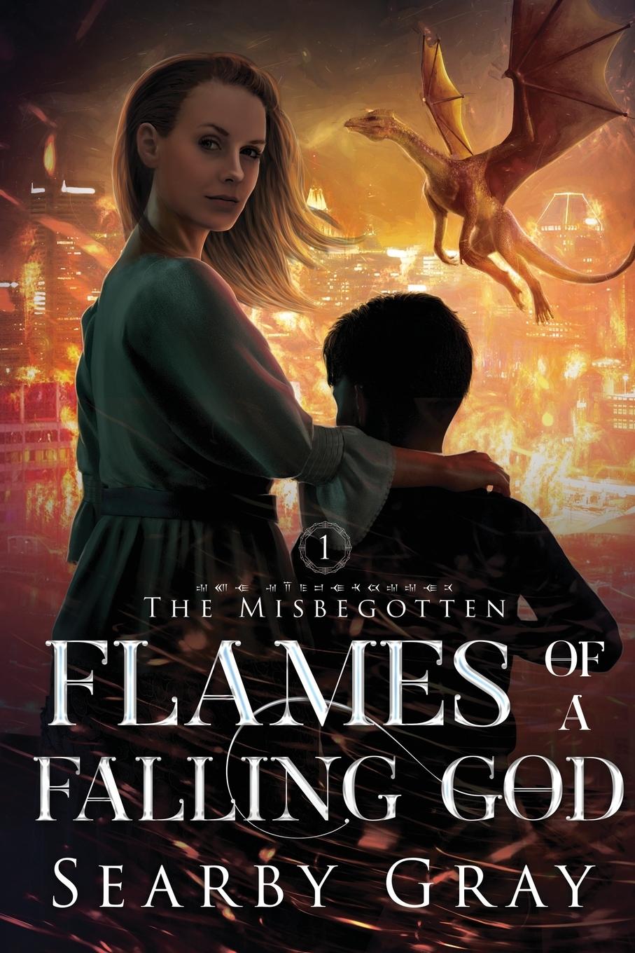Boek Flames of a Falling God Searby Gray