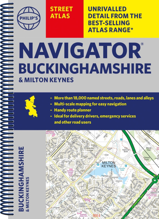 Kniha Philip's Navigator Street Atlas Buckinghamshire and Milton Keynes Philip's Maps