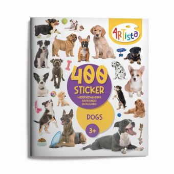 Kniha ARTISTA - Stickerbuch Hunde 