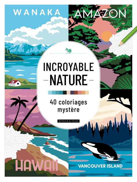 Book Incroyable nature - 40 coloriages mystère 