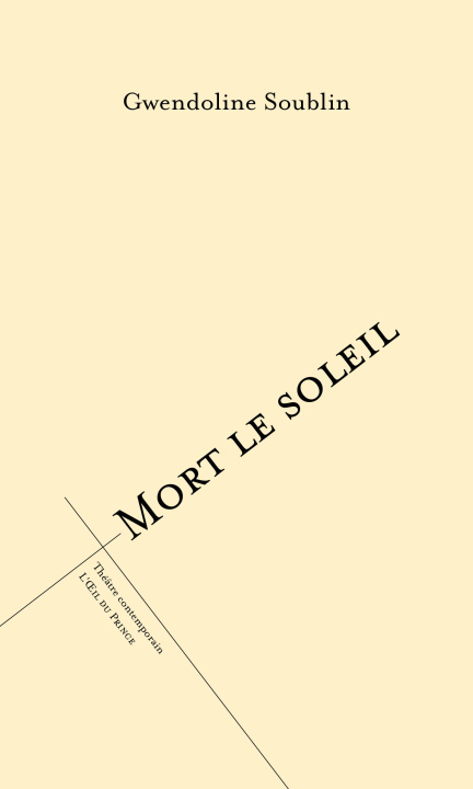 Book Mort le soleil Soublin