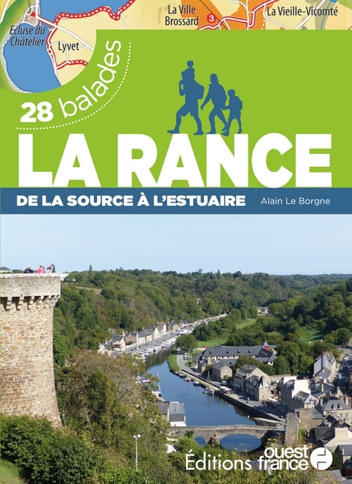 Kniha La Rance - De la source à l'estuaire - 28 balades Alain Le Borgne
