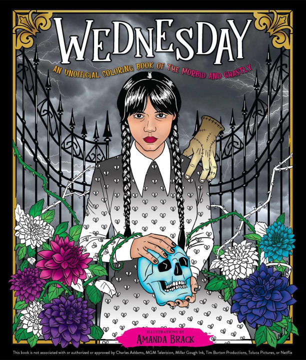 Book Wednesday: An Unofficial Coloring Book of the Morbid and Ghastly 