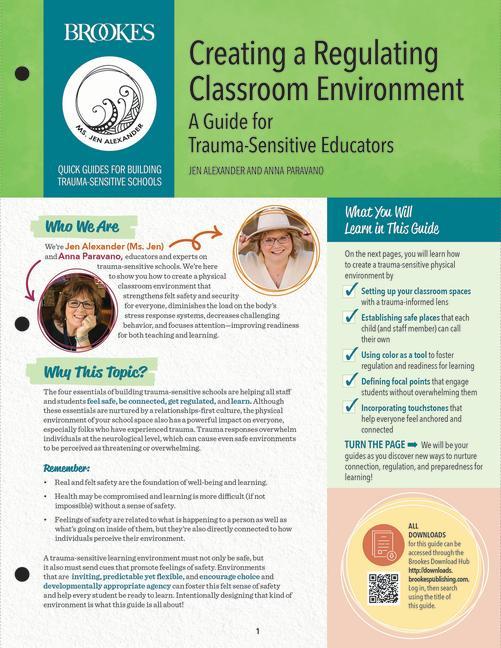 Book Creating a Regulating Classroom Environment: A Guide for Trauma-Sensitive Educators Anna Paravano