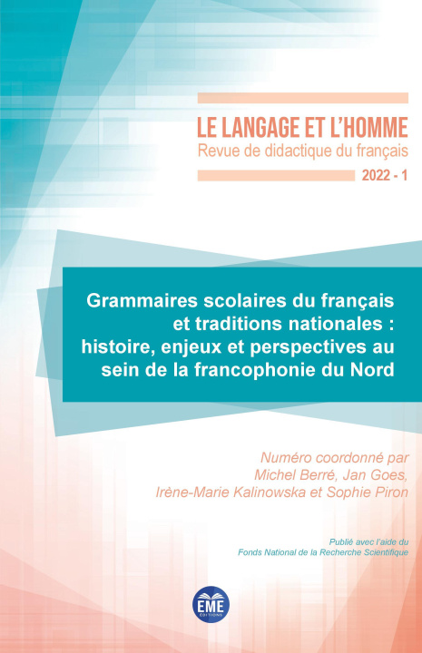 Kniha Grammaires scolaires du français et traditions nationales Berré
