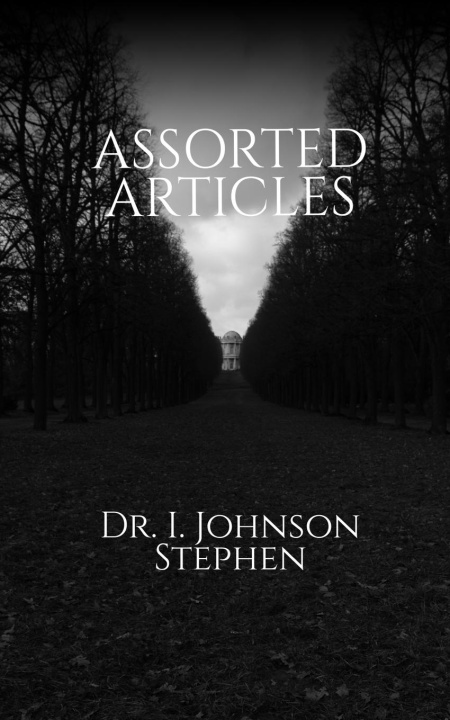 Knjiga Assorted Articles Dr. I.