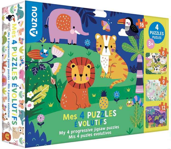 Knjiga MES 4 PUZZLES ÉVOLUTIFS 