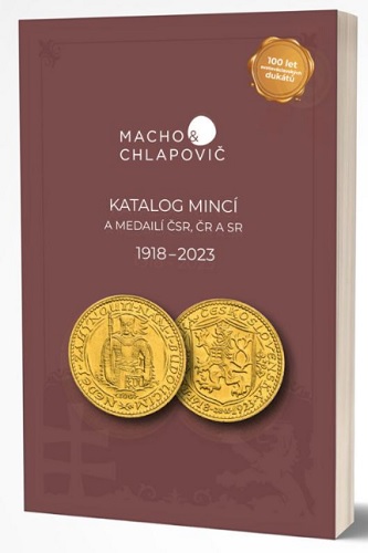Kniha Katalóg mincí a medailí ČSR, ČR a SR 1918-2023 