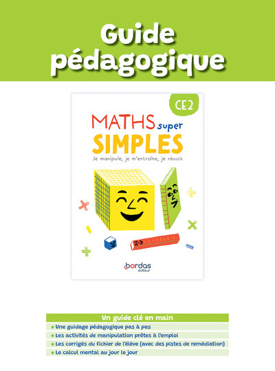 Libro Maths super simples CE2 - 2023 - Livre du professeur Cécile Pouvesle