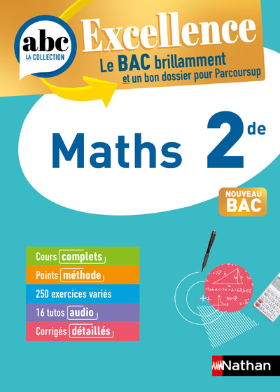 Knjiga ABC BAC Excellence Maths 2de Christian Lixi