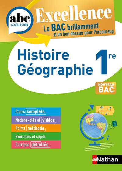 Kniha ABC du BAC Excellence Histoire-Géographie 1re Laetitia Léon Benbassat