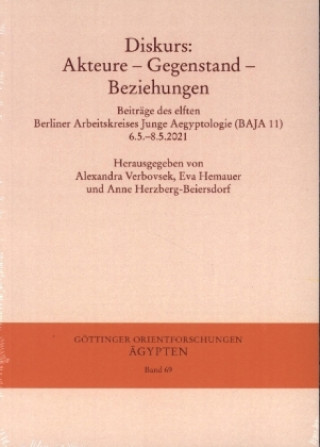 Boek Diskurs: Akteure - Gegenstand - Beziehungen Alexandra Verbovsek