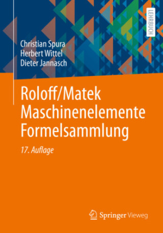 Książka Roloff/Matek Maschinenelemente Formelsammlung Christian Spura