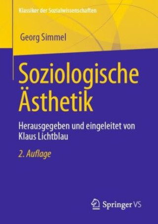 Kniha Soziologische Ästhetik Georg Simmel