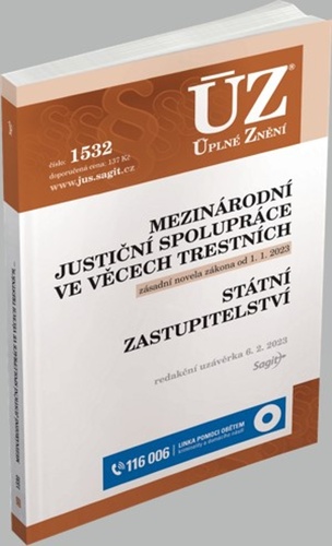 Könyv ÚZ 1532 Mezinárodní justiční spolupráce 