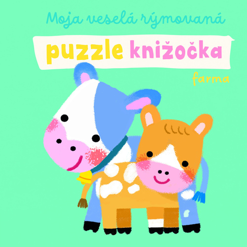 Kniha Moja veselá rýmovaná puzzle knižočka Farma 