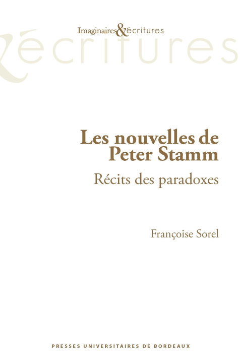 Knjiga Les nouvelles de Peter Stamm Sorel