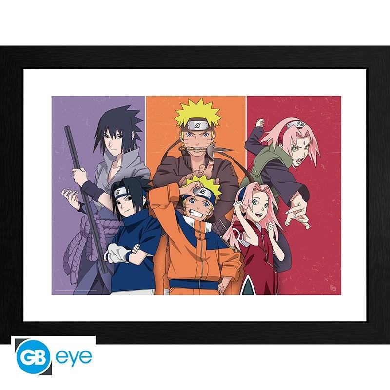 Carte Naruto Zarámovaný plakát - Adults and Children 