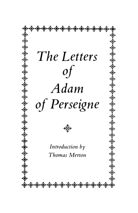 Kniha The Letters of Adam of Perseigne 