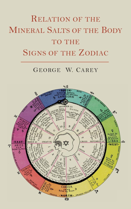 Könyv Relation of the Mineral Salts of the Body to the Signs of the Zodiac 