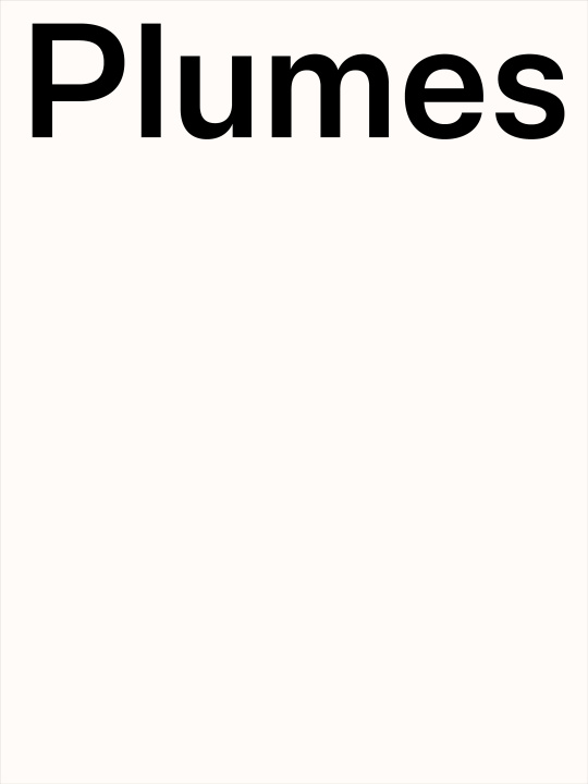 Knjiga Plumes 