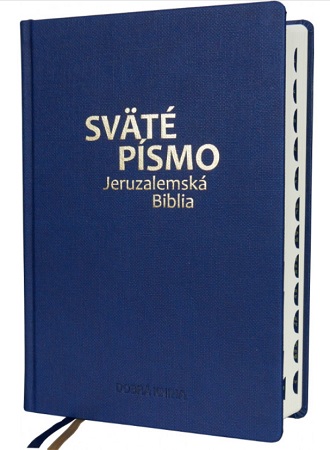 Kniha Sväté písmo – Jeruzalemská Biblia (veľký formát) – modrá 