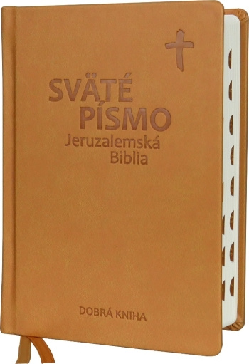 Kniha Sväté písmo – Jeruzalemská Biblia (stredný formát) – hnedá obálka 