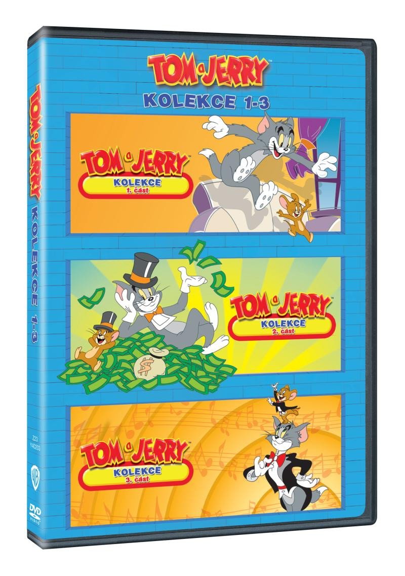 Filmek Tom a Jerry - kolekce (3DVD) 