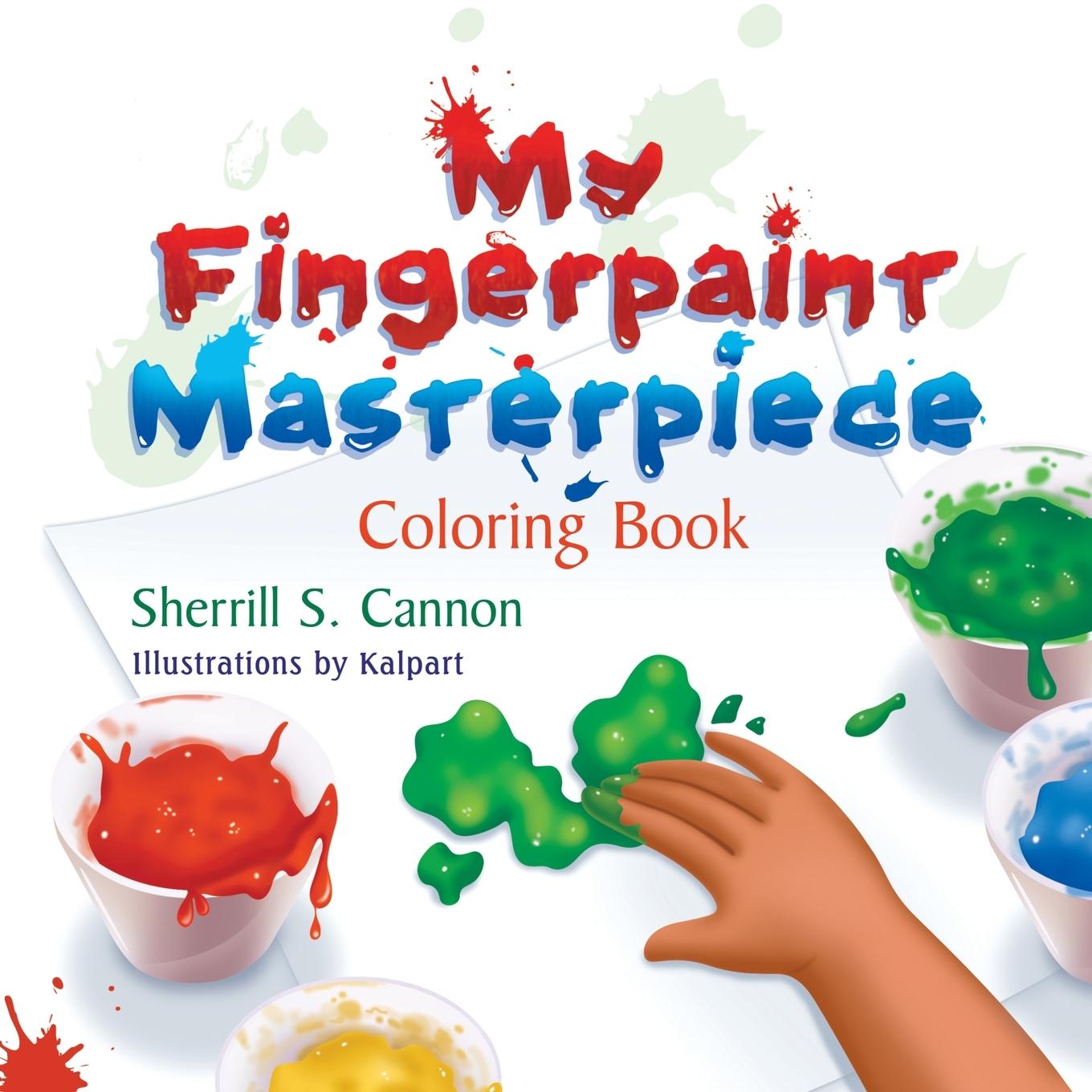 Kniha My Fingerpaint Masterpiece Coloring Book 