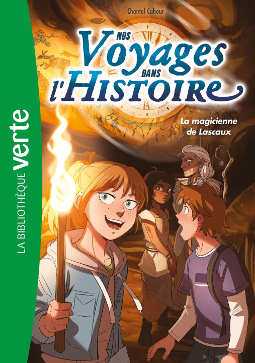 Könyv Nos voyages dans l'histoire 05 - La grotte de Lascaux Chantal Cahour