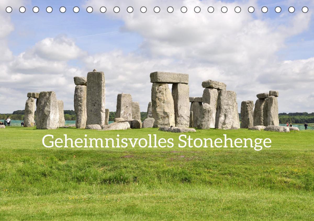 Календар/тефтер Geheimnisvolles Stonehenge (Tischkalender 2024 DIN A5 quer) 