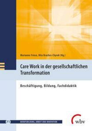 Kniha Care Work in der gesellschaftlichen Transformation Rita Braches-Chyrek