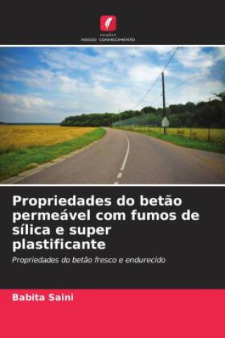 Kniha Propriedades do bet?o permeável com fumos de sílica e super plastificante 