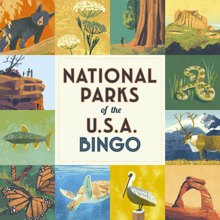 Hra/Hračka National Parks of the USA Bingo: A Bingo Game for Explorers Chris Turnham
