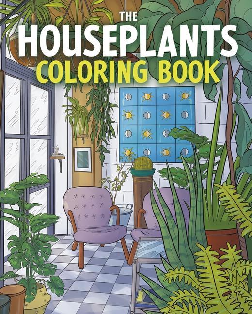 Kniha The Houseplants Coloring Book Maria Lia