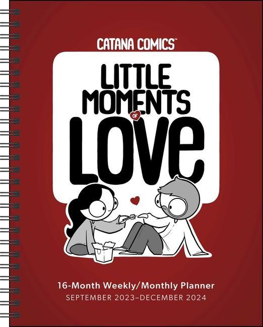 Kalendář/Diář Catana Comics: Little Moments of Love 16-Month 2023-2024 Weekly/Monthly Planner 