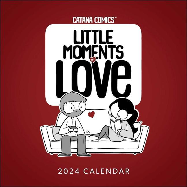 Kalendár/Diár Catana Comics: Little Moments of Love 2024 Wall Calendar 