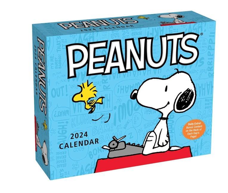 Naptár/Határidőnapló Peanuts 2024 Day-to-Day Calendar 