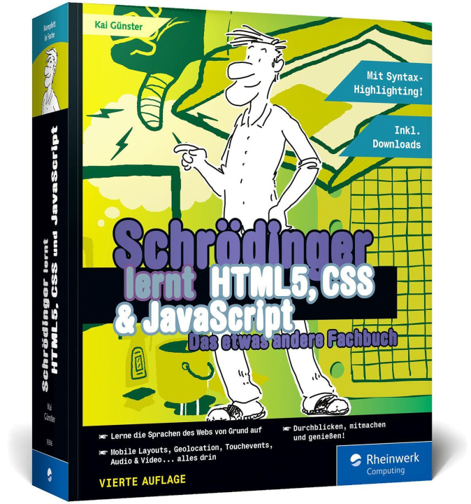 Kniha Schrödinger lernt HTML5, CSS und JavaScript 