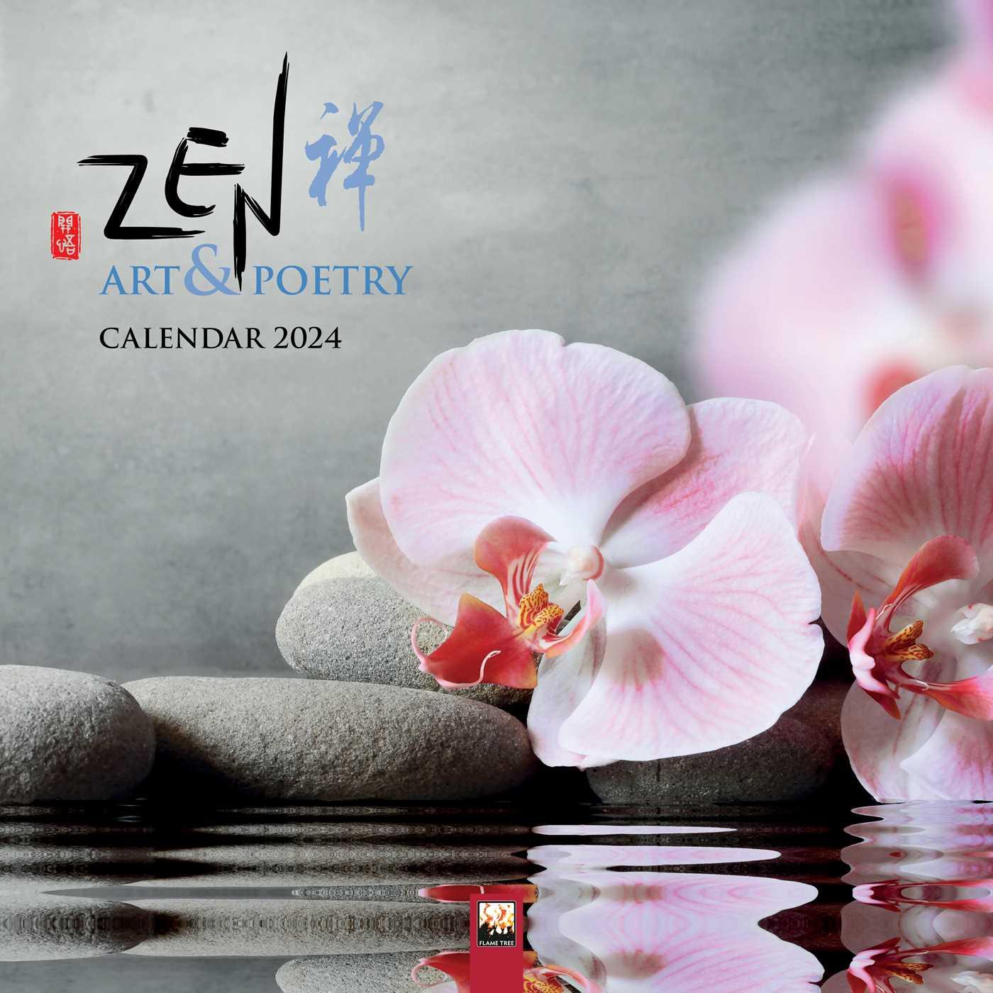 Kalendář/Diář Zen Art & Poetry Wall Calendar 2024 (Art Calendar) 