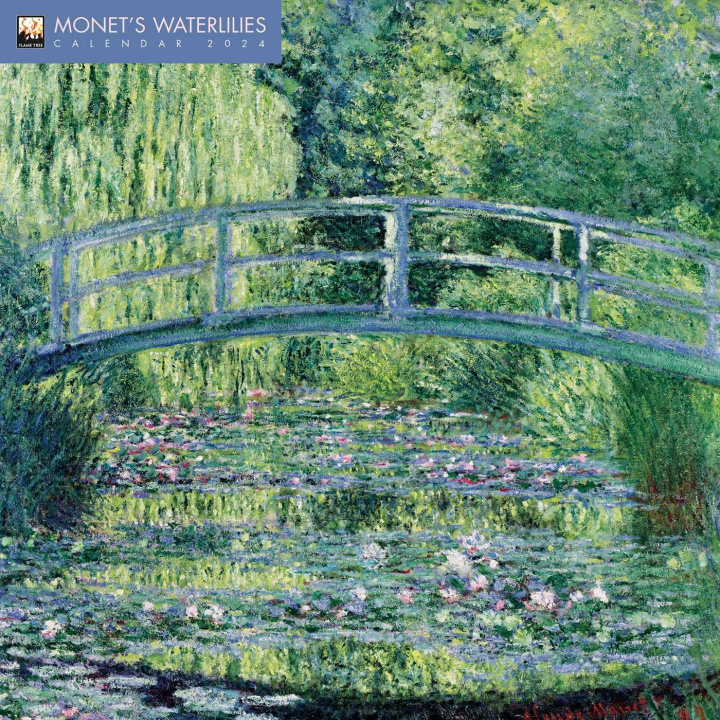 Calendar / Agendă Monet's Waterlilies Wall Calendar 2024 (Art Calendar) 